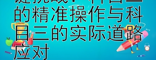 驾驶员考试的关键挑战：科目二的精准操作与科目三的实际道路应对